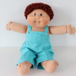 Vintage Cabbage Patch Kid Boy with auburn hair and brown eyes